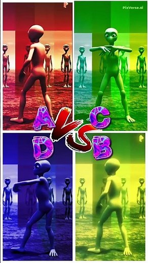 Alien Dance Challenge 👽🔥 | Cosmic Vibe Moves in Zero Gravity