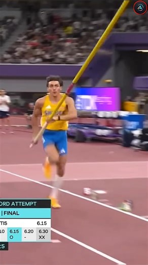 Why Armand Duplantis Breaks His Own Record by Just 1cm Every Time! 😮🏅(🎥_‪@Olympics‬) #shorts