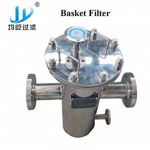 [Hot Item] Industrial Micron Mesh Ss Stainless Steel Basket Type Strainer Filter for Liquid Oil Water Micro Filter Filtration