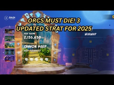 Orcs Must Die! 3 - Canyon Keep - Rift Lord - Easy 5 Skulls (updated 2025)