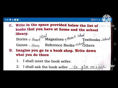 6th class, English notes, part- 2,Unit-8, Buying books, 