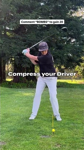 Comment STRIKE for irons or BOMBS for driver, to gain 20 yards👇 Most golfers swing the same way