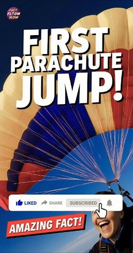First Parachute Jump! | The Amazing History of Parachutes