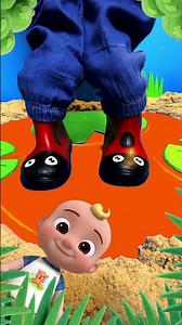 Learn Colors With #cocomelon Puddle Game 🐞 #kids #shorts