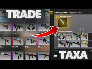 Como TROCAR suas SKINS de CSGO! $5 GRÁTIS (itens ruins por faca)