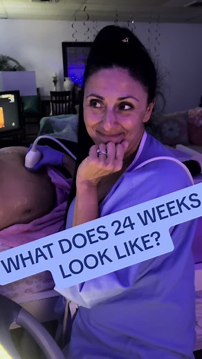 24 Weeks Pregnant Ultrasound and Gender Reveal