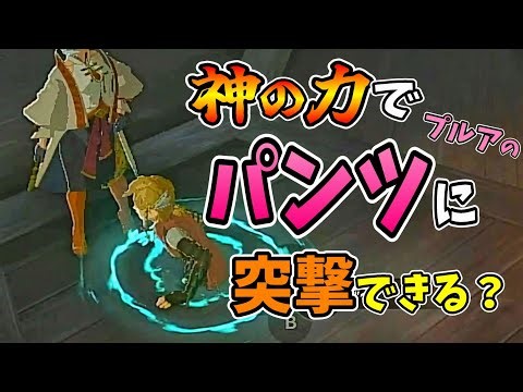 神の力でパンツに突撃できる？ラッキースケベしてみた【ゼルダの伝説 ティアーズオブキングダム】