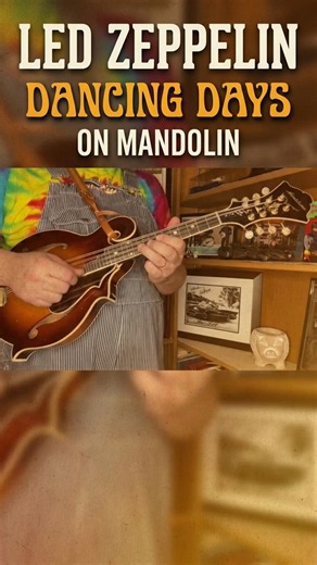 Led Zeppelin on Mandolin? “Dancing Days” | Jim Richter #shorts