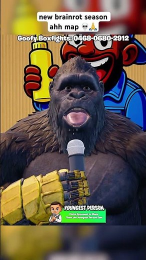 Goofy Boxfights Fortnite map is too brainrot! 😭 #fortnite