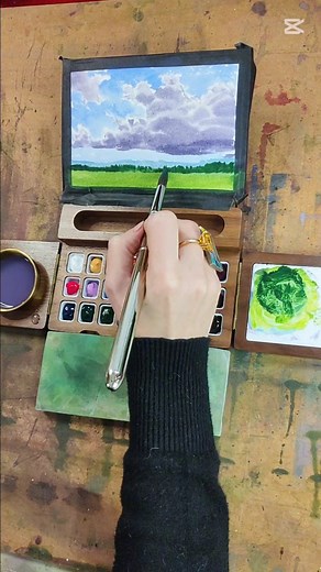 🎁Si pintas ACUARELA te interesa: estoy regalando un tutorial online en directo conmigo, que tendrá lugar el próximo jueves 27 de marzo a las 18h hora española. 👁️Si no puedes asistir ese día no te preocupes, la clase quedará grabada y podrás verla igualmente las veces que quieras. 🔴Solo tienes que registrarte en el 🔗enlace que encontrarás en mi perfil. 🎨Ah! Y si te interesa saber más sobre esta paleta del vídeo, pues es de Raw Art Materials y la compré en @artemiranda1922 👉👉Si quieres ver