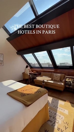 The Best Boutique Hotels in Paris | Part 1 Whether you’re seeking a romantic getaway, a solo adventure, or a memorable trip with friends, these boutique hotels invite you to experience the magic of Paris in a truly unique and unforgettable way. @hotelmadamereve offers a whimsical and enchanting retreat in the heart of Paris, nestled in the vibrant Marais district. As you step into this boutique hotel, you’ll be transported into a world of dreamy aesthetics and artistic flair, making it one of th