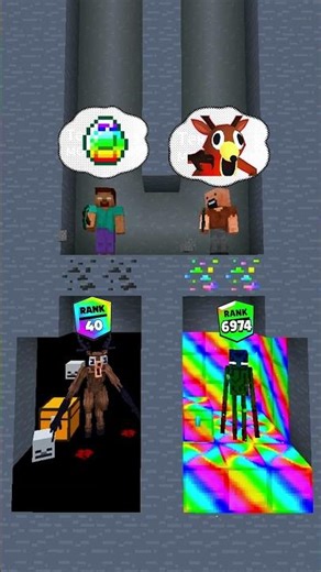 STEVE FINDS HIDDEN TREASURE IN DEEP CAVE!😱 #minecraft #animation #shorts #roblox #noob