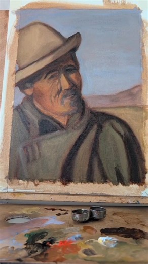 Oilpainting Portrait No 35 Time-lapse part 1 #art #timelapse #painting #artist