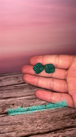 Basic. Simply. Cute. #polymerclayearrings #polymerclay #handmadejewelry #shopsmall