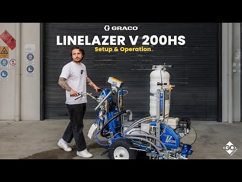 First Time with the Graco LineLazer V 200HS? (Easy Setup)