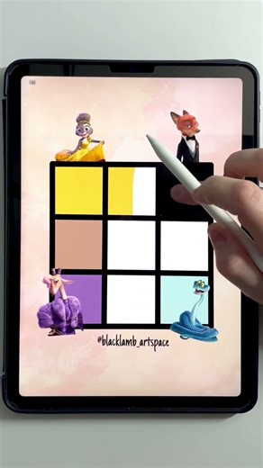 Zootopia 2 color mixing😱 Judy + Nick + Gazy + Gazelle #zootopia2 #zootopia #judyhopps