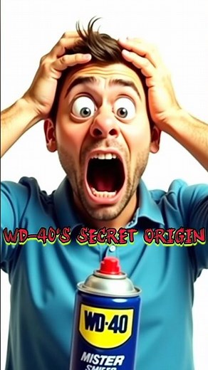 Why WD-40 Exists: The Incredible Story Behind America's Favorite Fix-It Spray 🙄| #shorts