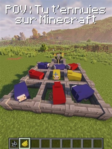 POV: Tu t’ennuies sur Minecraft...