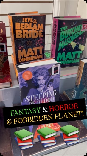 📚FANTASY AND HORROR AT FORBIDDEN PLANET!📚Here at FP we have an unrivalled selection of literature of every genre and medium, with FANTASY and HORROR NOVELS amongst the incredible tomes we offer in ALL 10 STORES across the UK and online at Forbiddenplanet.com! Check out the window display at our Megastore in London for just a handful of the brilliant work on offer at Forbidden Planet! #booksbooksbooks #horror #fantasy #forbiddenplanet | Forbidden Planet