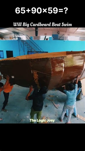 Will Big Cardboard Boat Swim...?