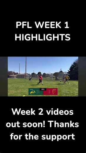 PFL Week 1 Highlights 🔥 #PFL #Football #Highlights #Week1 #Sports