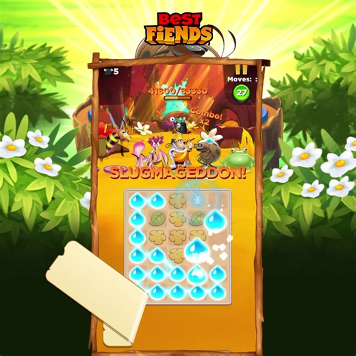 Nog is on SALE! This is your chance! When Nog is in play, he can charge his ability and create Extra Moves blocks to help players work through tricky levels! His Epic ability will help you move quicker to Mt. Boom! He's also ON SALE for today ONLY! This is your chance to make an EPIC decision and give your game (and team) the extra moves and boost they deserve! If you could design a Fiend with their own EPIC ability? What would they be (and do)? Let us know your wildest Fiend dreams in the comme