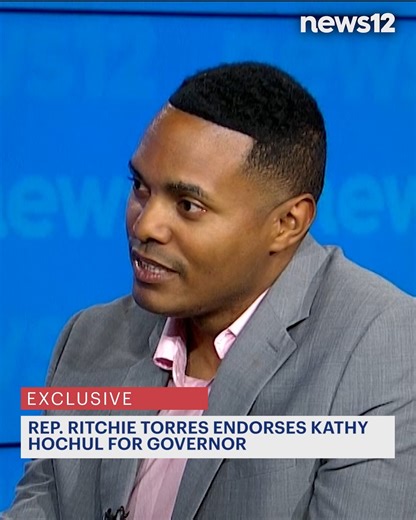 EXCLUSIVE: Rep. Ritchie Torres endorses Kathy Hochul for governor during interview with News 12. READ MORE: https://bit.ly/45xmJdq | News 12 The Bronx