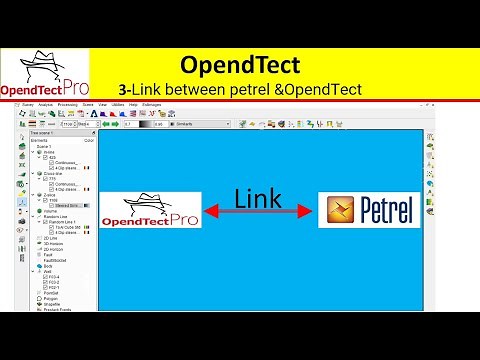 3-OpendTect: Link between petrel &OpendTect