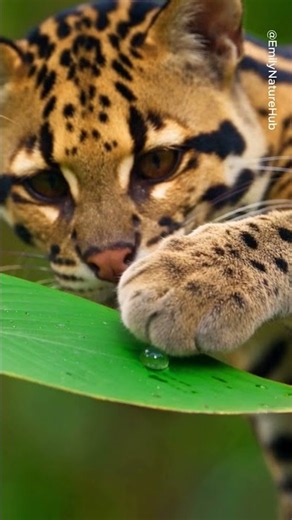 The Secret Life of an Ocelot in the Rainforest! 🍃🐾 #shorts #animals #photography #ocelot #cat