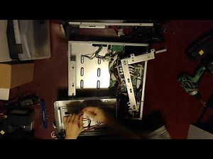 How to remove swelled batteries from a rack mount UPS
