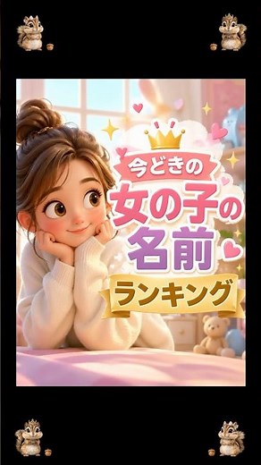今人気の女の子の名前ランキングTOP5