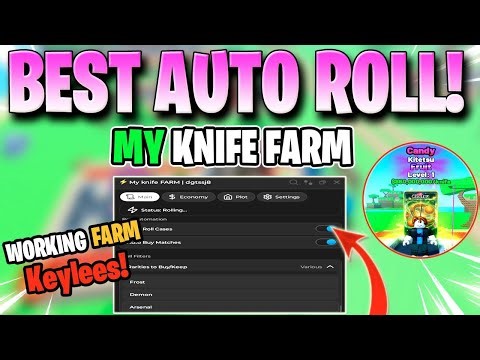 MY KNIFE FARM SCRIPT *NO KEY* AUTO FARM, AUTO ROLL, AUTO SELL, UPGRADE & MORE! 🔪✅🥇
