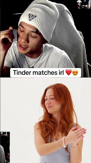 Tinder matching irl🤣