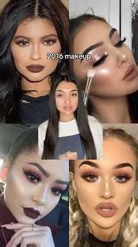 2016 makeup 💋 let’s all go back to doing our makeup this way