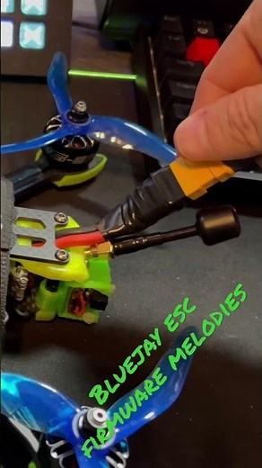 Bluejay ESC firmware melodies - Pacman!