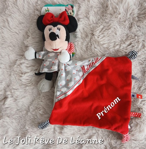 Minnie Mouse Soft Toy for Babies, Customizable With Name Embroidery - Etsy