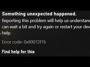 Fix Xbox Game Pass Game Not Installing Error Code 0x80072f76 Xbox App/Microsoft Store Windows 10/11