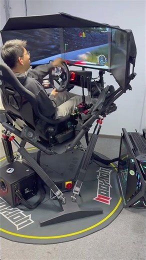 6-axis racing simulator #6axisracingsimulator #highendracingsimulator #racing #racinggame