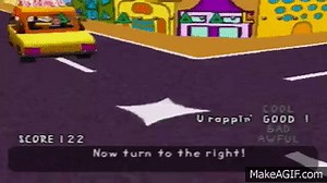 PaRappa the Rapper: Car Rap on Make a GIF