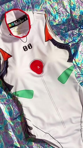 Detail view plug in swimsuit #evangelioncosplay #neongenesisevangelion #otaku #reiayanamicosplay #swimsuit #bodysuit