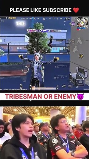Tribesman or Enemy 👿 #shorts #jonathangaming #youtube #ipadmini5pubghandcam #tournament #bgmi #pgmi