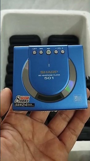 sharp Portable mini disc player MD ST 501