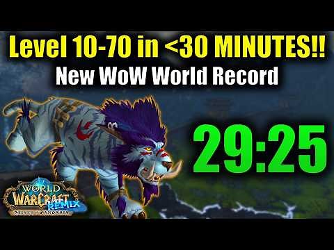 The Fastest WoW Speedrun Ever: 10-70 In Under 30 Minutes!