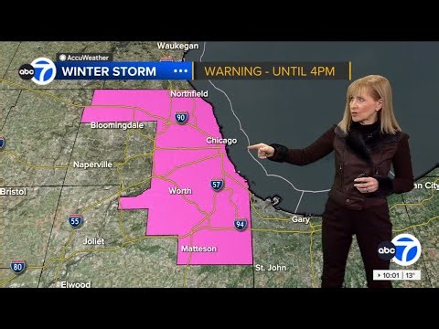 ABC7 AccuWeather Forecast: Cook Co. under Winter Storm Warning