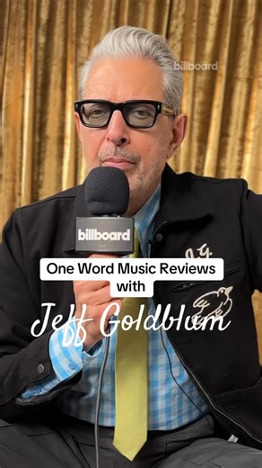 5.3K views · 63 reactions | Jeff Goldblum plays One Word Music Reviews with Billboard ✨ | Billboard | Facebook