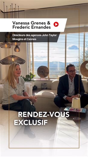 Résidences Immobilier on Instagram: "The Art of Collaboration ✨ Inside John Taylor | Interview with Vanessa Grenes & Frédéric Ernandes 🇬🇧 160 years of Luxury Real Estate Collaboration. They don’t just operate in Mougins & Cannes, they connect them. 💡 “We collaborate extensively. Mougins and Cannes offer perfect complementarity for our clients.” For over 160 years, @johntaylorluxury has embodied a distinctive vision of luxury real estate, laying the foundations of modern prestige real estate