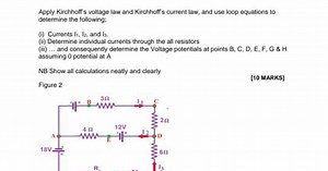 Apply Kirchhoff's voltage law and Kirchhoff's current law, and ... | Filo