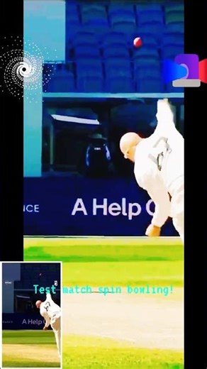 “Nathan Lyon’s Perfect Spin Bowling