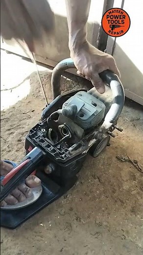 The way I test the compression pressure of a chainsaw, what do you think about it?