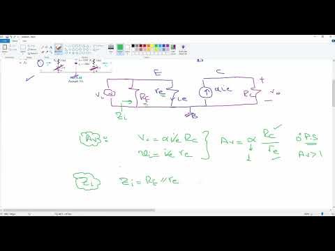 BJT Common Base - AC Analysis